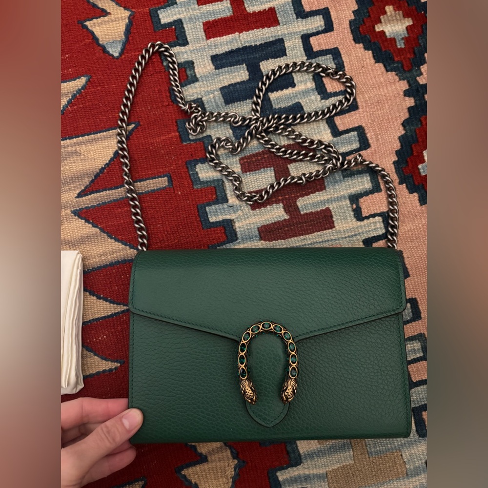 Gucci Dionysus Mini Leather Chain Wallet - Picture 5 of 16